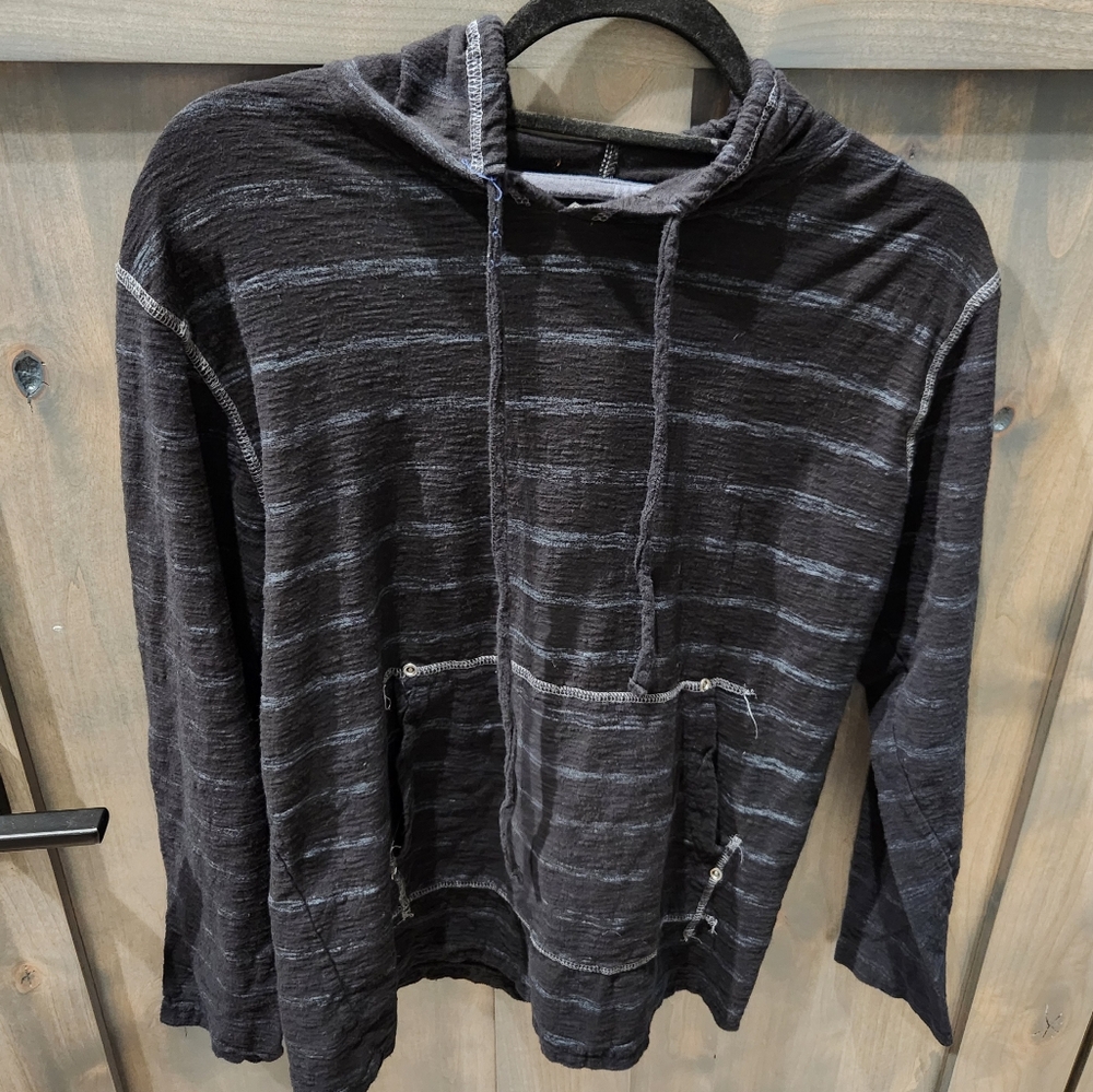 Boys Route 66 hoodie size L charcoal gray